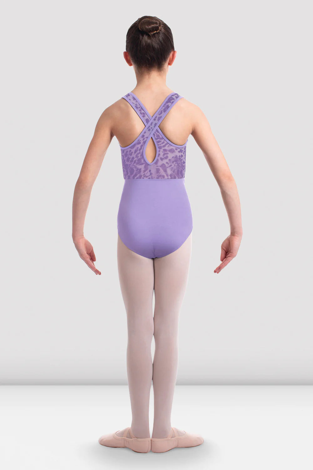 Bloch Girl's Elina Scoop Neck Mesh Tank Leotard