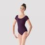 Mirella Women's Microlux Cap Sleeve Leotard