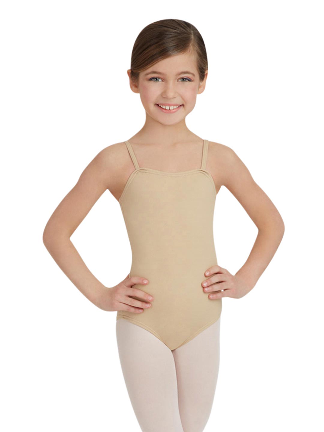 Capezio Girl's Team Nude Cami Leotard