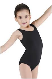Bloch Girl's Black Dynamic Tank Leotard