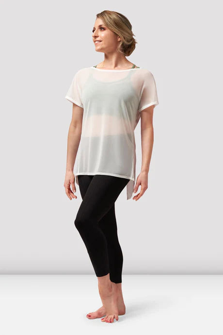 Bloch Women's Haylee Mesh Tie T-Shirt