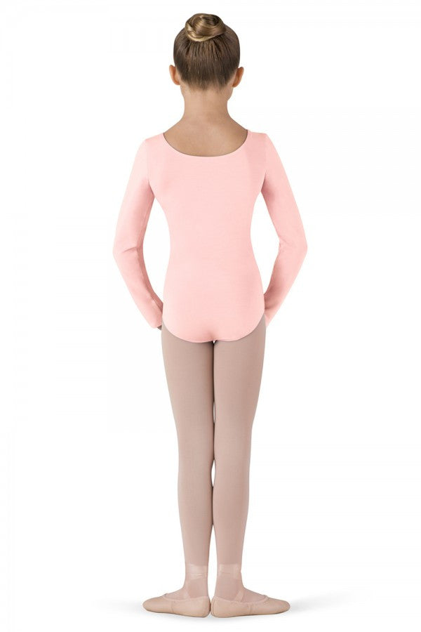 Bloch Girl's Long Sleeve Round Neck Leotard