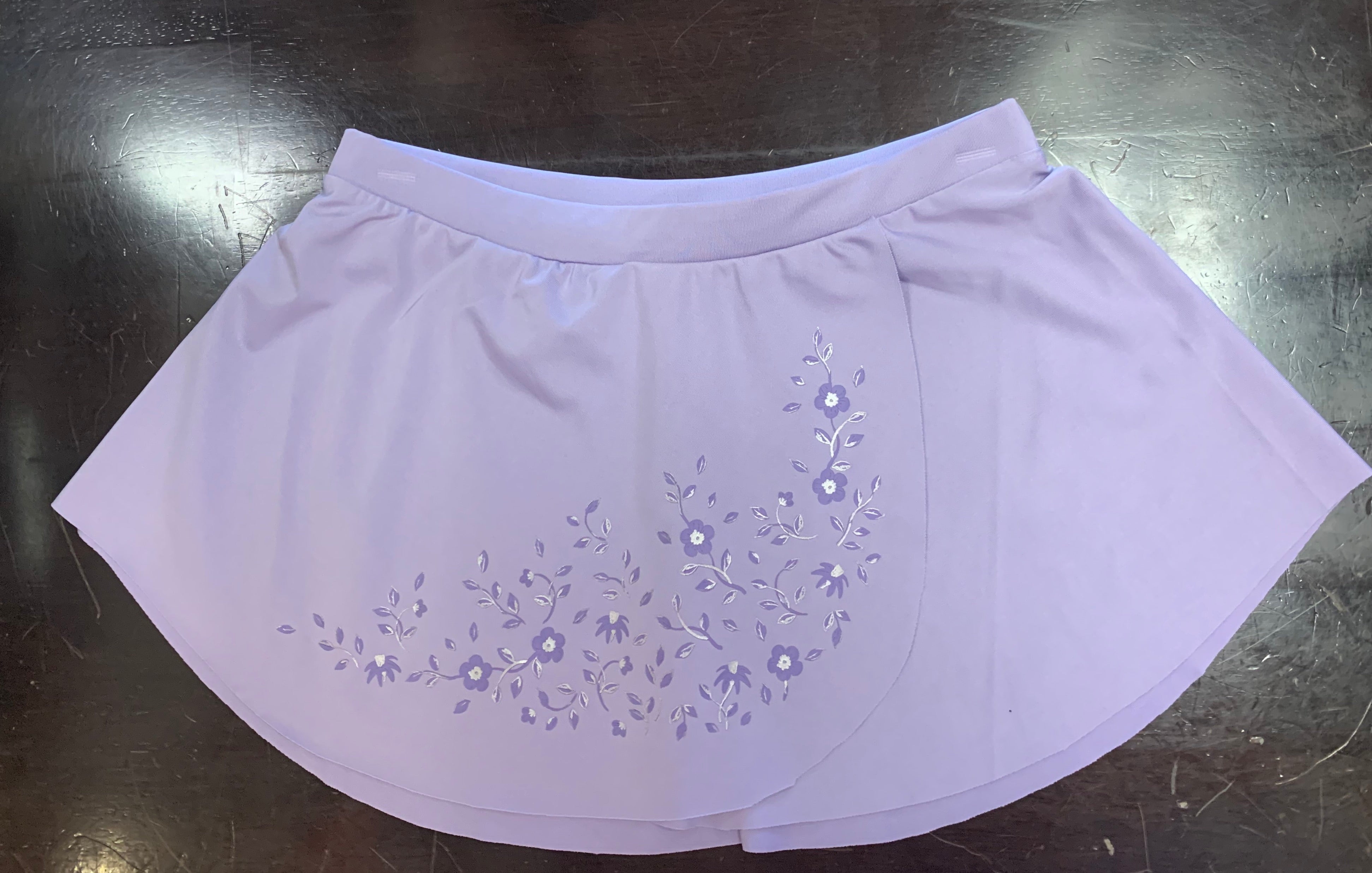 BLOCH GIRL'S FLOWER VINE PULL ON SKIRT