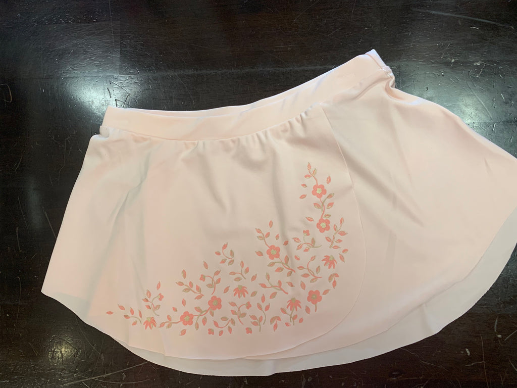 BLOCH GIRL'S FLOWER VINE PULL ON SKIRT