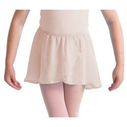 Bloch Girl's  Mock Wrap Ballet Skirt