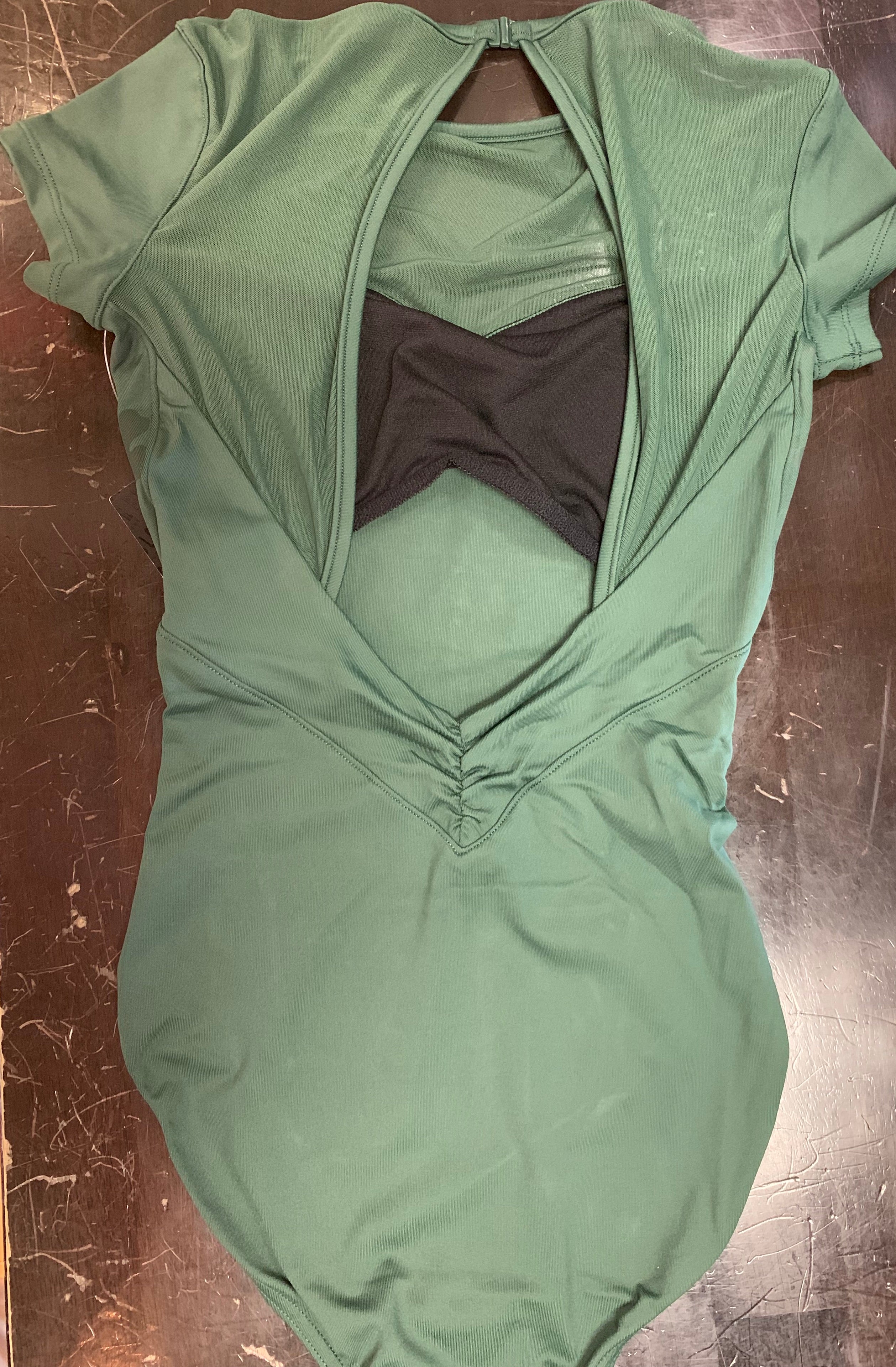 Bloch Women's Front Camo Print Cap Sleeve