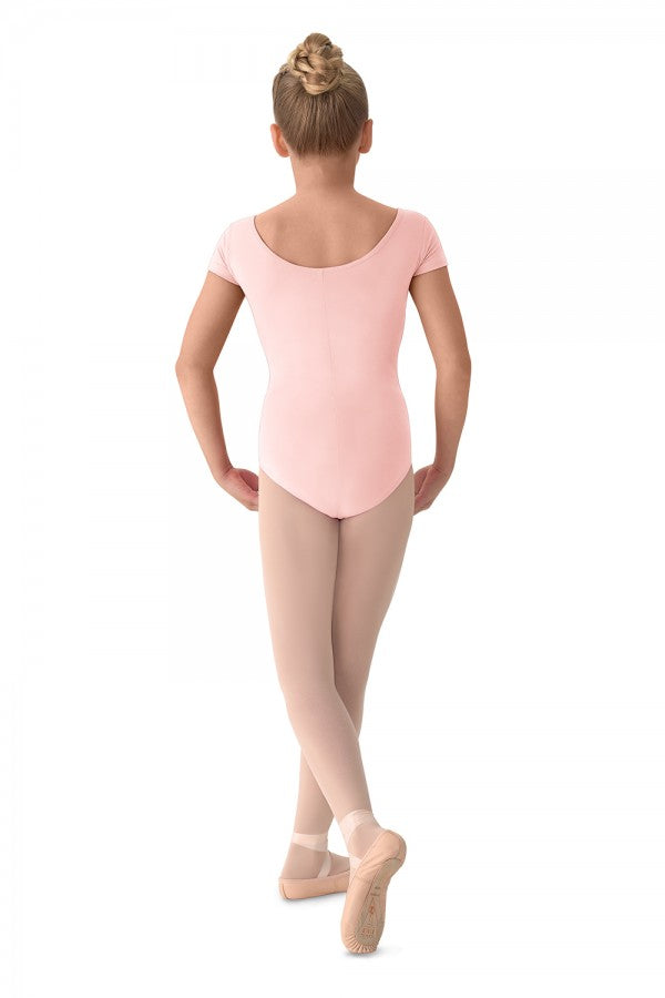 Mirella Girl's Cap Sleeve Leotard