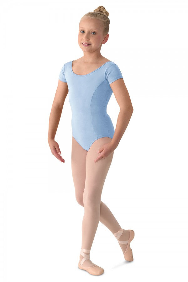 Mirella Girl's Cap Sleeve Leotard