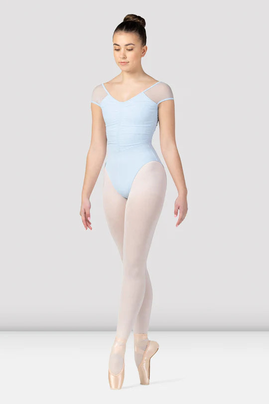 Bloch Women's Flavia Ruched Bodice Cap Slc Leotard