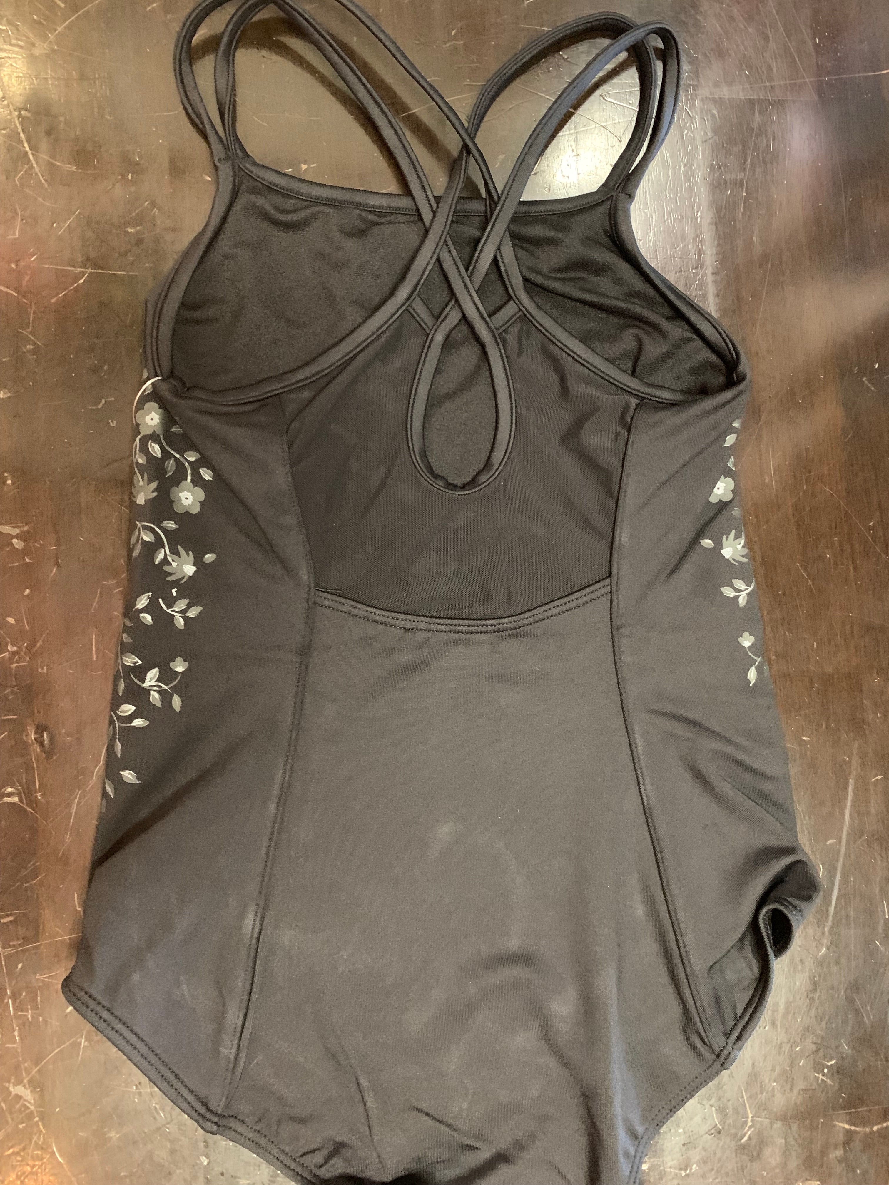 Bloch Girl's Scoop Neck Vine Print Cami Leo